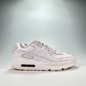 Nike Air Max 90 White Classic Retro Shoes Sneakers HF6358-102 Youth Size 4Y